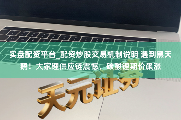 实盘配资平台_配资炒股交易机制说明 遇到黑天鹅！大家锂供应链震憾，碳酸锂期价飙涨