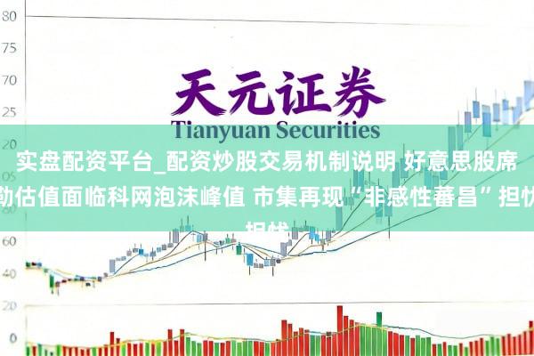 实盘配资平台_配资炒股交易机制说明 好意思股席勒估值面临科网泡沫峰值 市集再现“非感性蕃昌”担忧