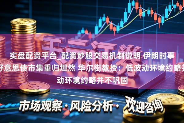 实盘配资平台_配资炒股交易机制说明 伊朗时事应酬令好意思债市集重归坦然 华尔街教授：低波动环境约略并不巩固